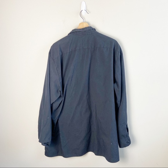 Dickies Black Button Down Shirt - Picture 2 of 5